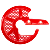 FRONT BRAKE DISC COVER GAS GAS TXT/PRO/RACING 04-24 RED